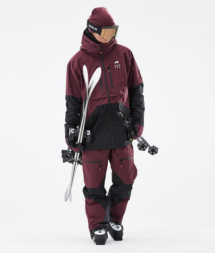 Montec Moss 21 Skidjacka Herr Burgundy/Black, Image 6 of 13