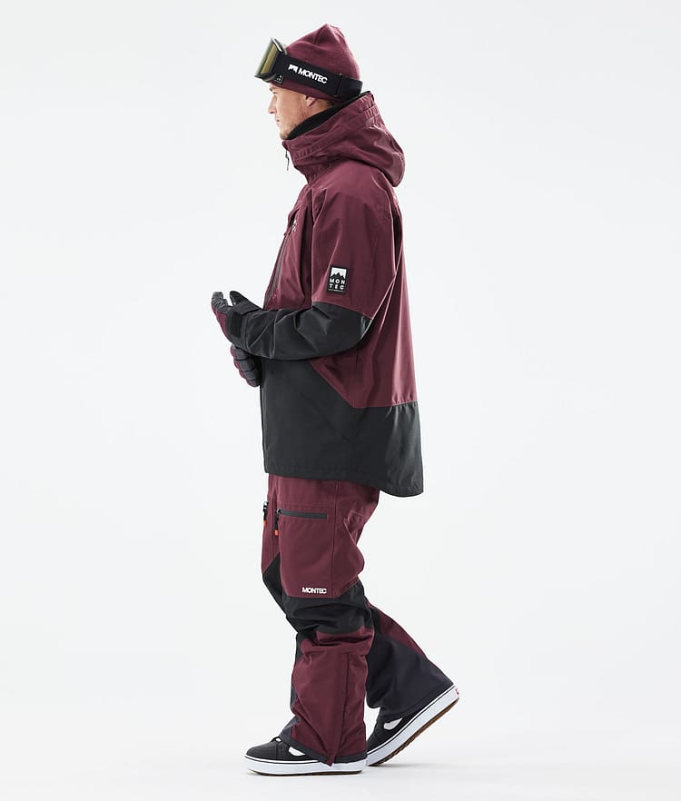 Montec Moss 21 Snowboardjacka Herr Burgundy/Black, Image 7 of 13