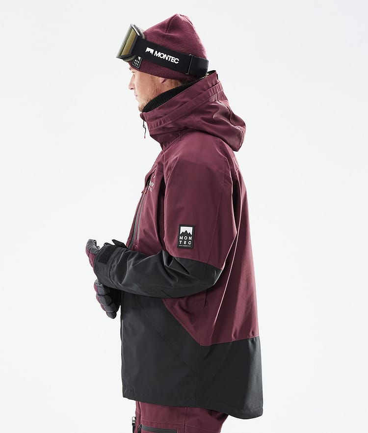 Montec Moss 21 Snowboardjacka Herr Burgundy/Black, Image 9 of 13