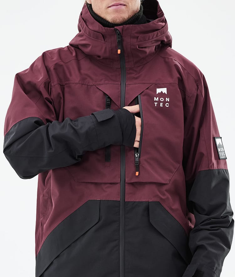Montec Moss 21 Snowboardjacka Herr Burgundy/Black, Image 12 of 13