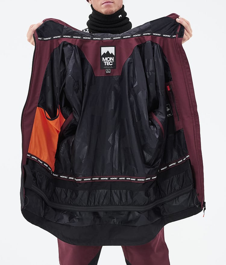 Montec Moss 21 Skidjacka Herr Burgundy/Black, Image 13 of 13
