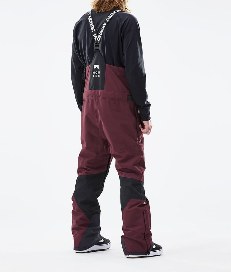Montec Moss 21 Snowboardbyxa Herr Burgundy/Black, Image 3 of 6