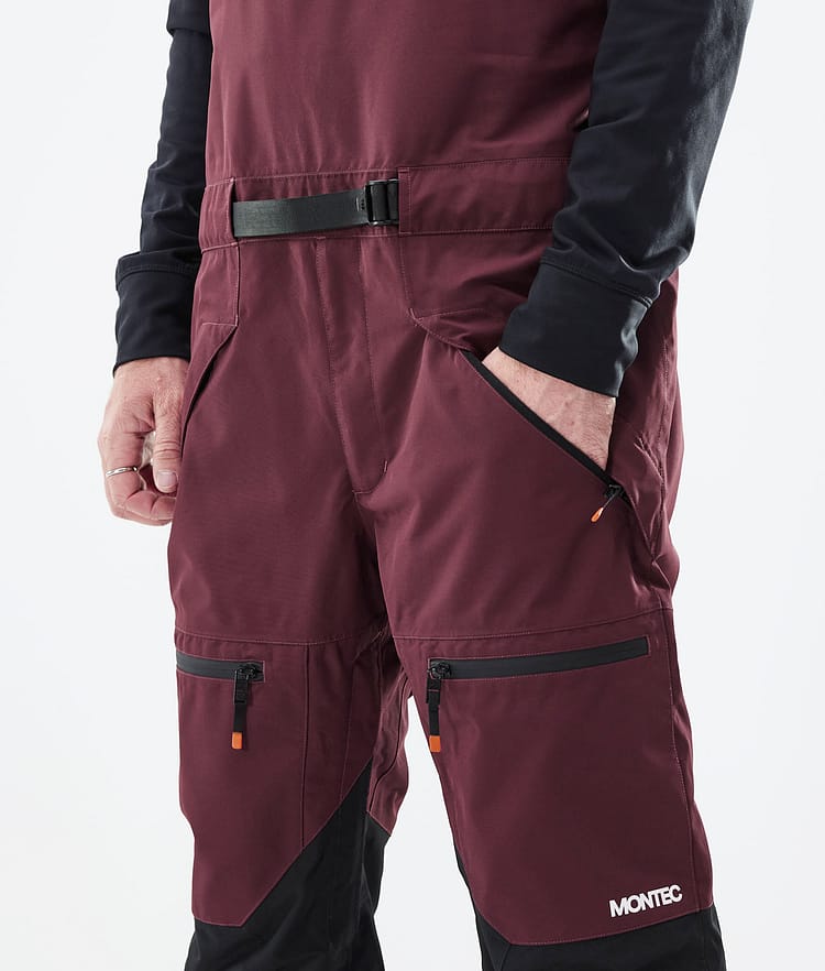 Montec Moss 21 Snowboardbyxa Herr Burgundy/Black, Image 4 of 6