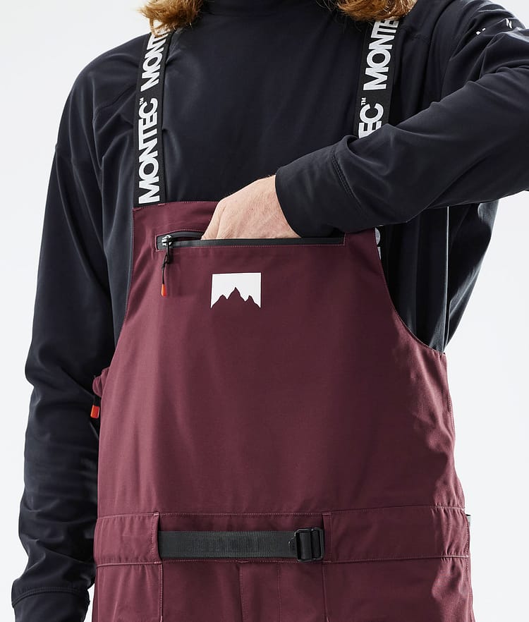 Montec Moss 21 Skidbyxa Herr Burgundy/Black, Image 5 of 6