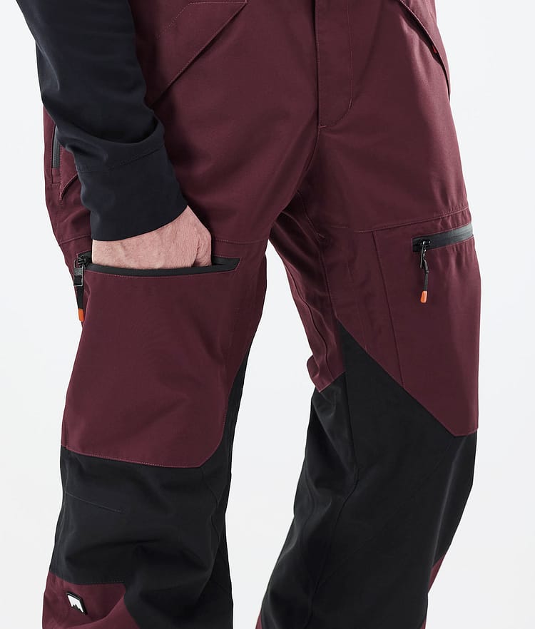 Montec Moss 21 Snowboardbyxa Herr Burgundy/Black, Image 6 of 6