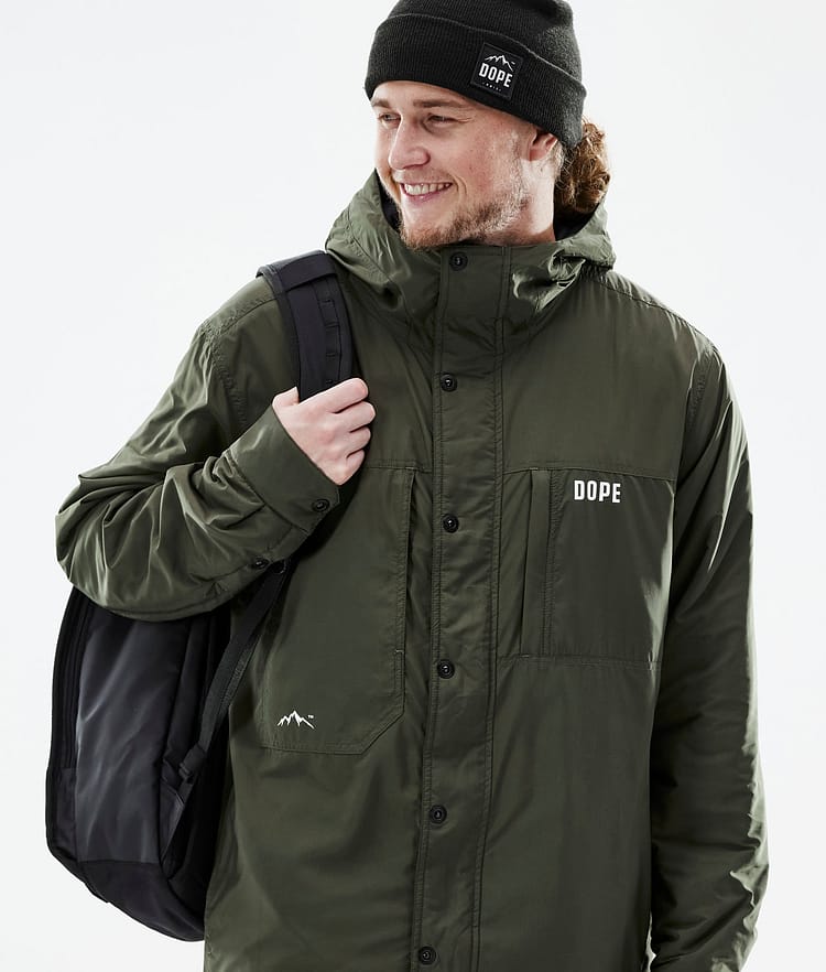 Dope Insulated Mellanlagersjacka Outdoor Herr Olive Green, Image 2 of 12
