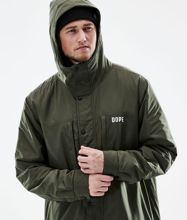 Dope Insulated Mellanlagersjacka Outdoor Herr Olive Green, Image 3 of 12