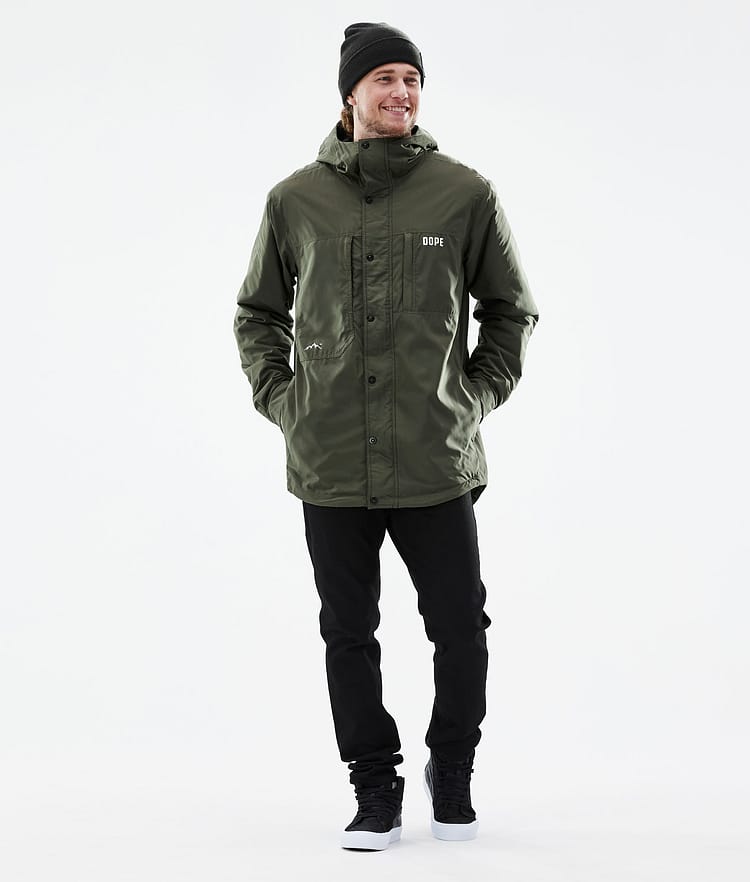 Dope Insulated Mellanlagersjacka Outdoor Herr Olive Green, Image 4 of 12