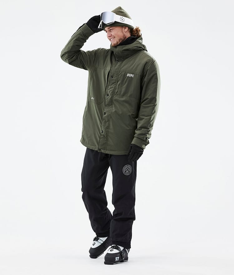 Dope Insulated Mellanlagersjacka Ski Herr Olive Green, Image 5 of 12