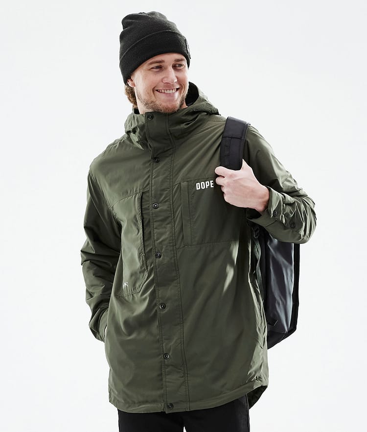 Dope Insulated Mellanlagersjacka Outdoor Herr Olive Green, Image 6 of 12