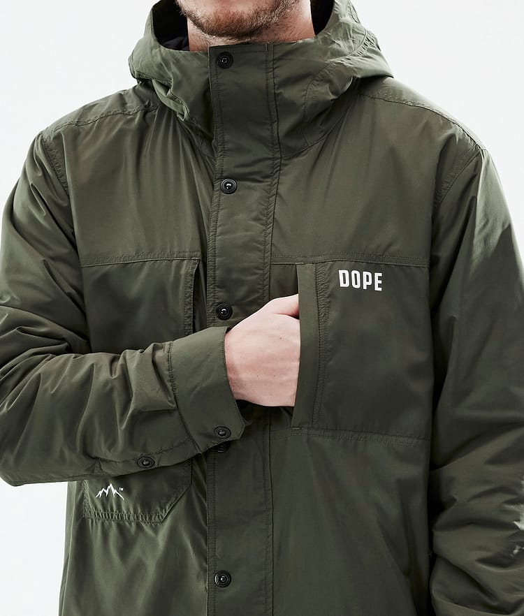 Dope Insulated Mellanlagersjacka Outdoor Herr Olive Green, Image 10 of 12