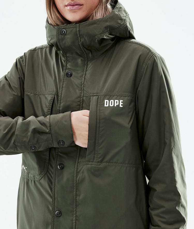 Dope Insulated W Mellanlagersjacka Outdoor Dam Olive Green, Image 8 of 10