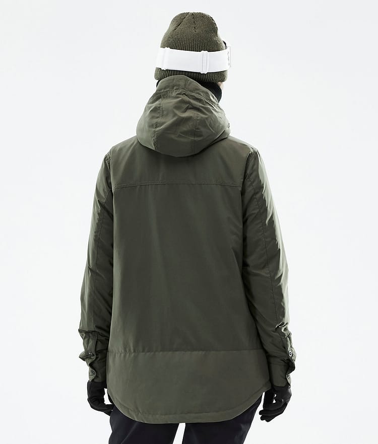 Dope Insulated W Mellanlagersjacka Dam Olive Green, Image 8 of 12