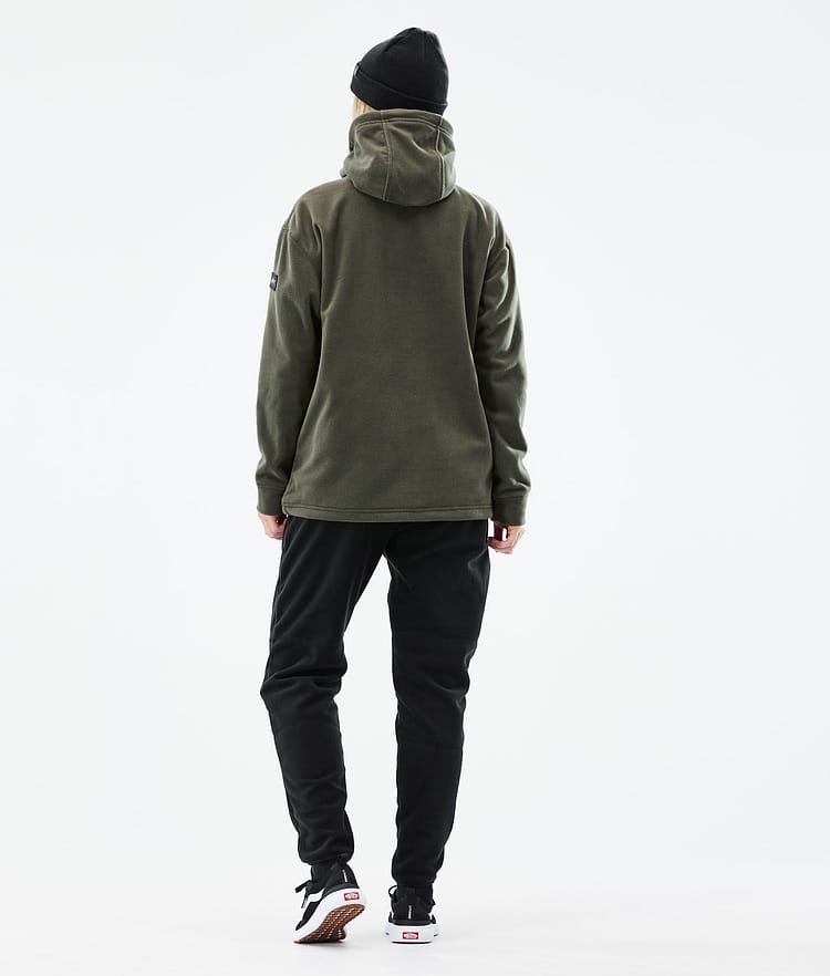 Dope Cozy II W 21 Fleecehood Dam Olive Green, Image 5 of 6