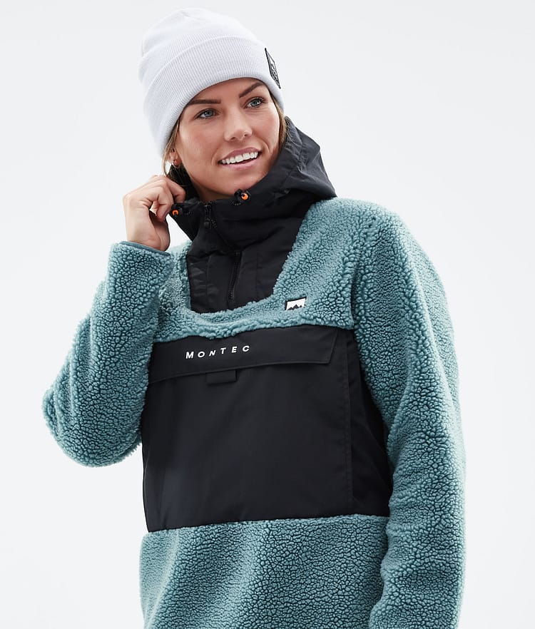 Montec Lima W 21 Fleecehood Dam Atlantic/Black, Image 2 of 10