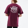 Vans Holder St Classic T-shirt Burgundy/White