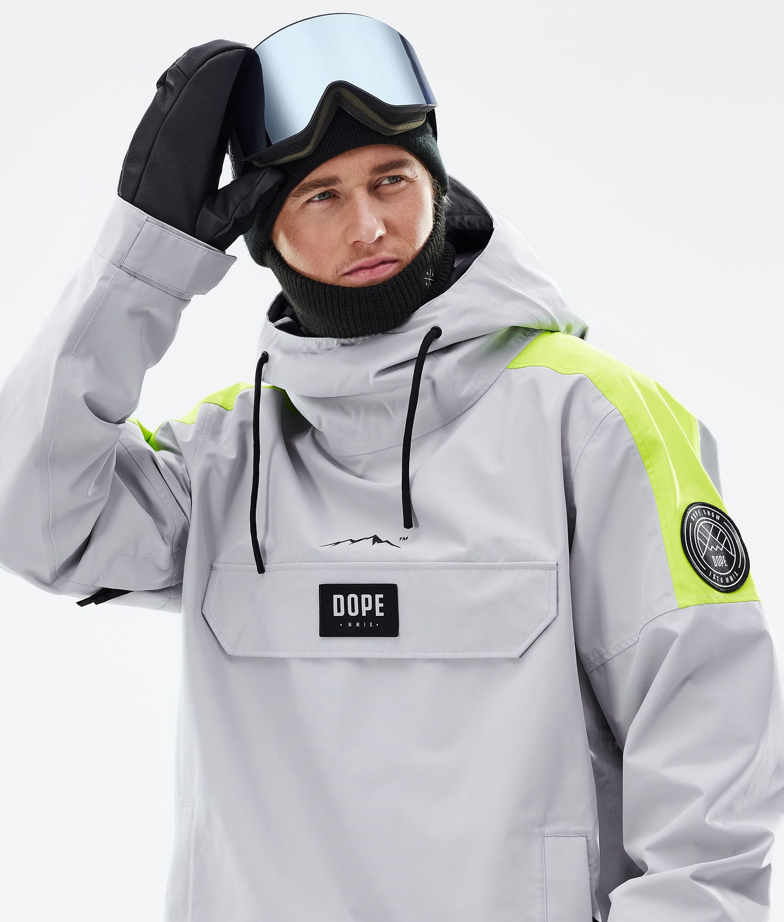 Dope Blizzard LE Skidjacka Herr Limited Edition Stripe Light Grey, Bild 2 av 10