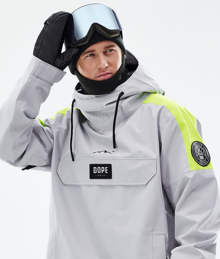 Dope Blizzard LE Skidjacka Herr Limited Edition Stripe Light Grey, Bild 2 av 10