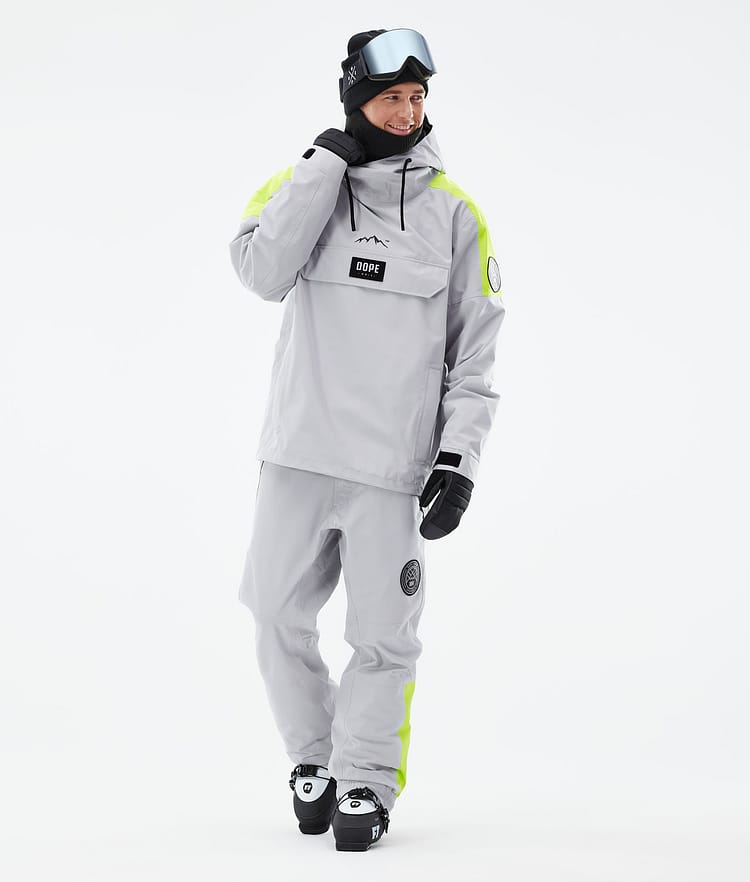 Dope Blizzard LE Skidjacka Herr Limited Edition Stripe Light Grey, Bild 4 av 10