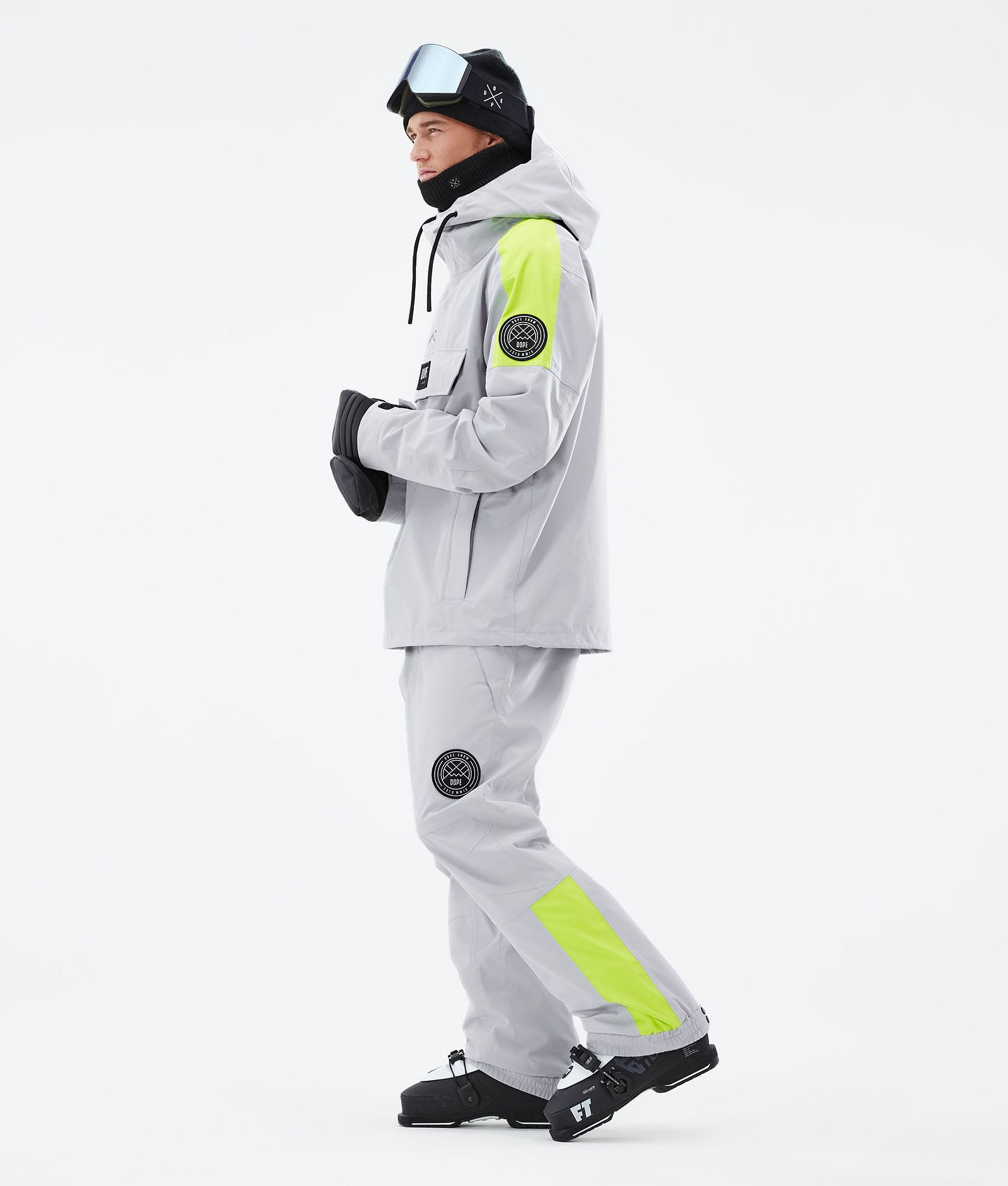 Dope Blizzard LE Skidjacka Herr Limited Edition Stripe Light Grey, Bild 5 av 10
