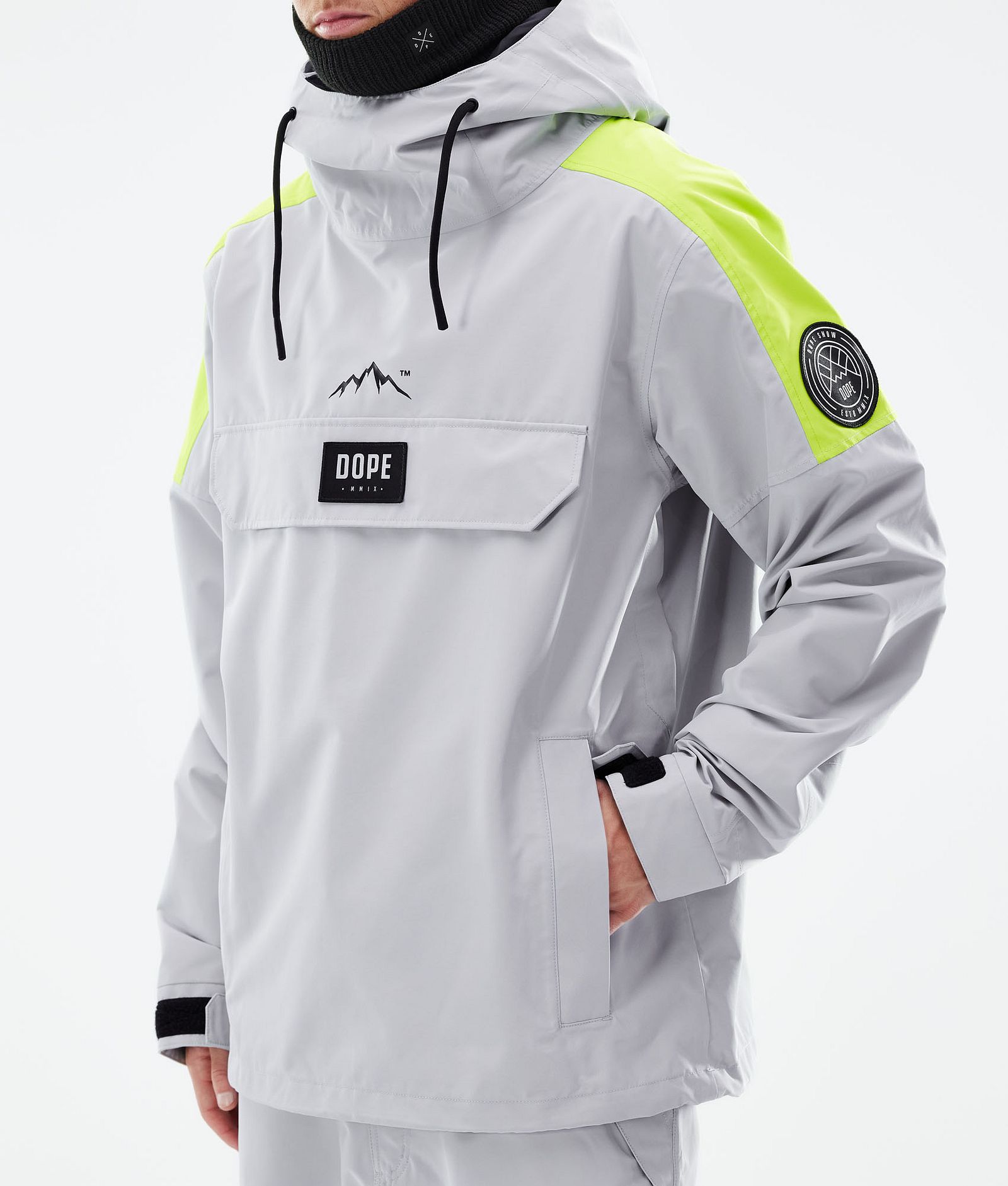 Dope Blizzard LE Skidjacka Herr Limited Edition Stripe Light Grey, Bild 9 av 10