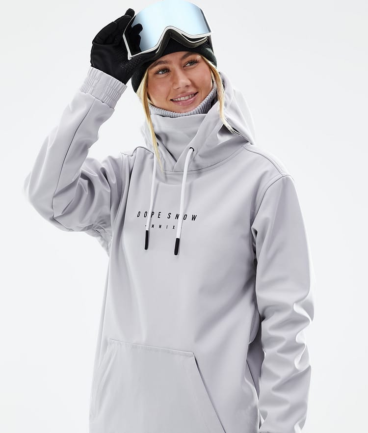 Dope Yeti W 21 Snowboardjacka Dam Range Light Grey, Image 4 of 8