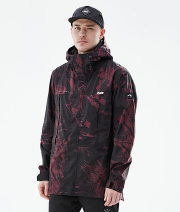 Dope Ranger Light Outdoor Jacka Man Paint Burgundy