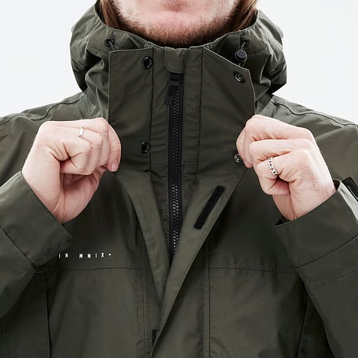 Främre dragkedja med dubbla flikar Huvudproduktbild,