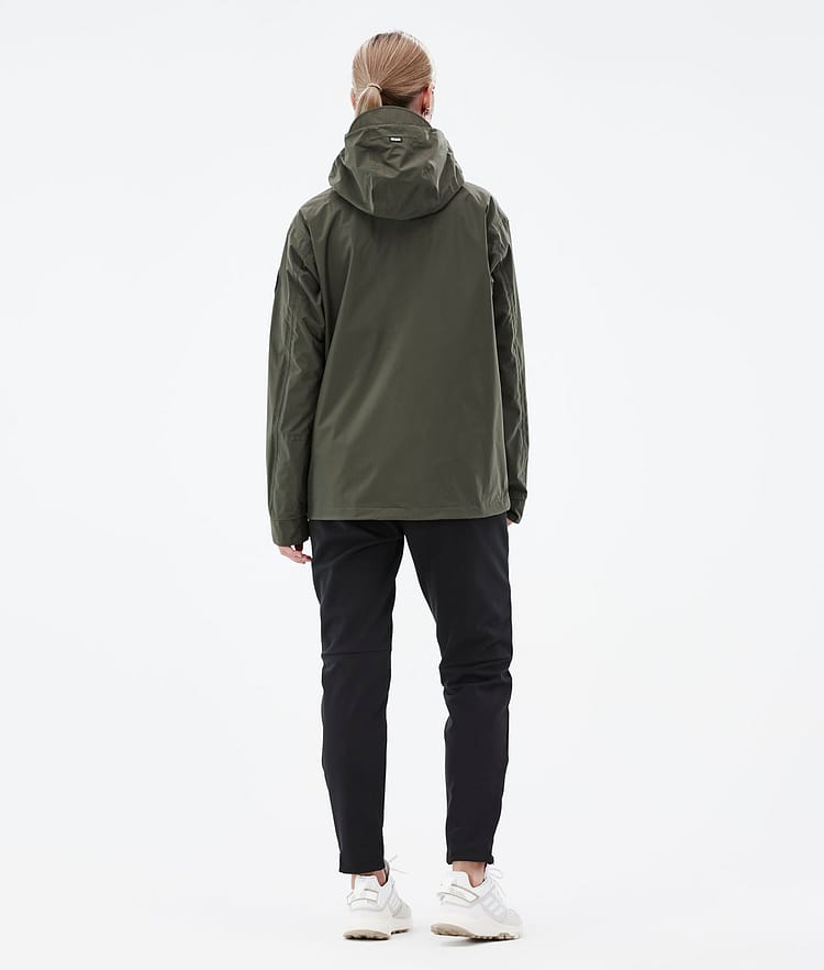 Dope Blizzard Light W Full Zip Outdoor Jacka Dam Olive Green, Bild 4 av 10