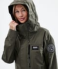 Dope Blizzard Light W Full Zip Outdoor Jacka Dam Olive Green, Bild 5 av 10