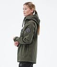 Dope Blizzard Light W Full Zip Outdoor Jacka Dam Olive Green, Bild 6 av 10
