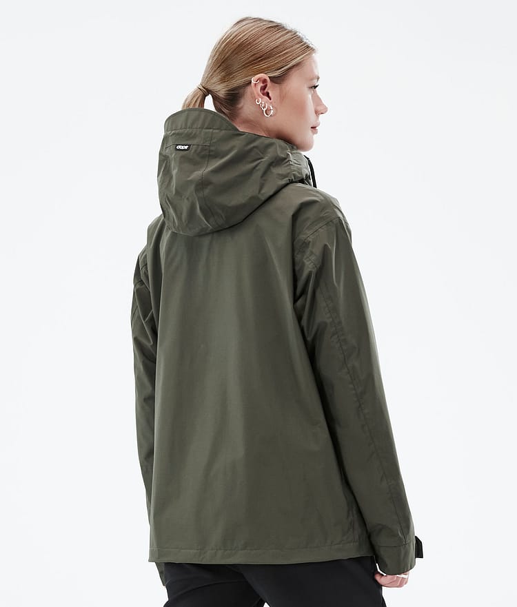 Dope Blizzard Light W Full Zip Outdoor Jacka Dam Olive Green, Bild 7 av 10