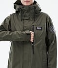 Dope Blizzard Light W Full Zip Outdoor Jacka Dam Olive Green, Bild 9 av 10