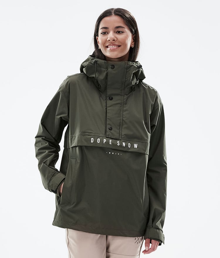 Dope Legacy Light W Outdoor Jacka Kvinna Olive Green