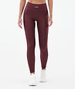 Dope Lofty Leggings Dam Burgundy