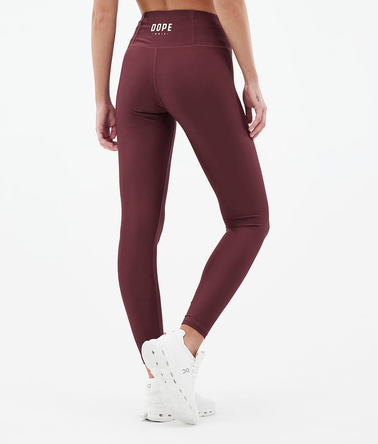 Dope Lofty Leggings Dam Burgundy