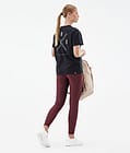 Dope Lofty Leggings Dam Burgundy, Bild 4 av 7