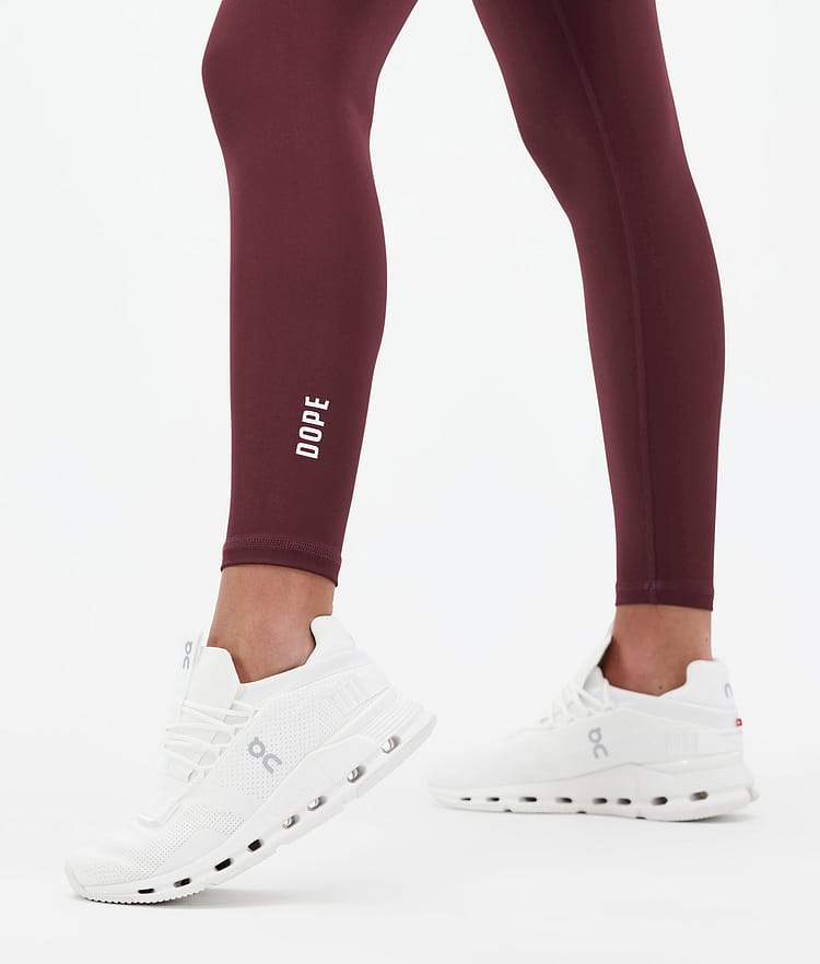 Dope Lofty Leggings Dam Burgundy