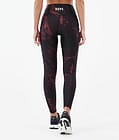 Dope Lofty Tech Leggings Dam Paint Burgundy, Bild 2 av 8
