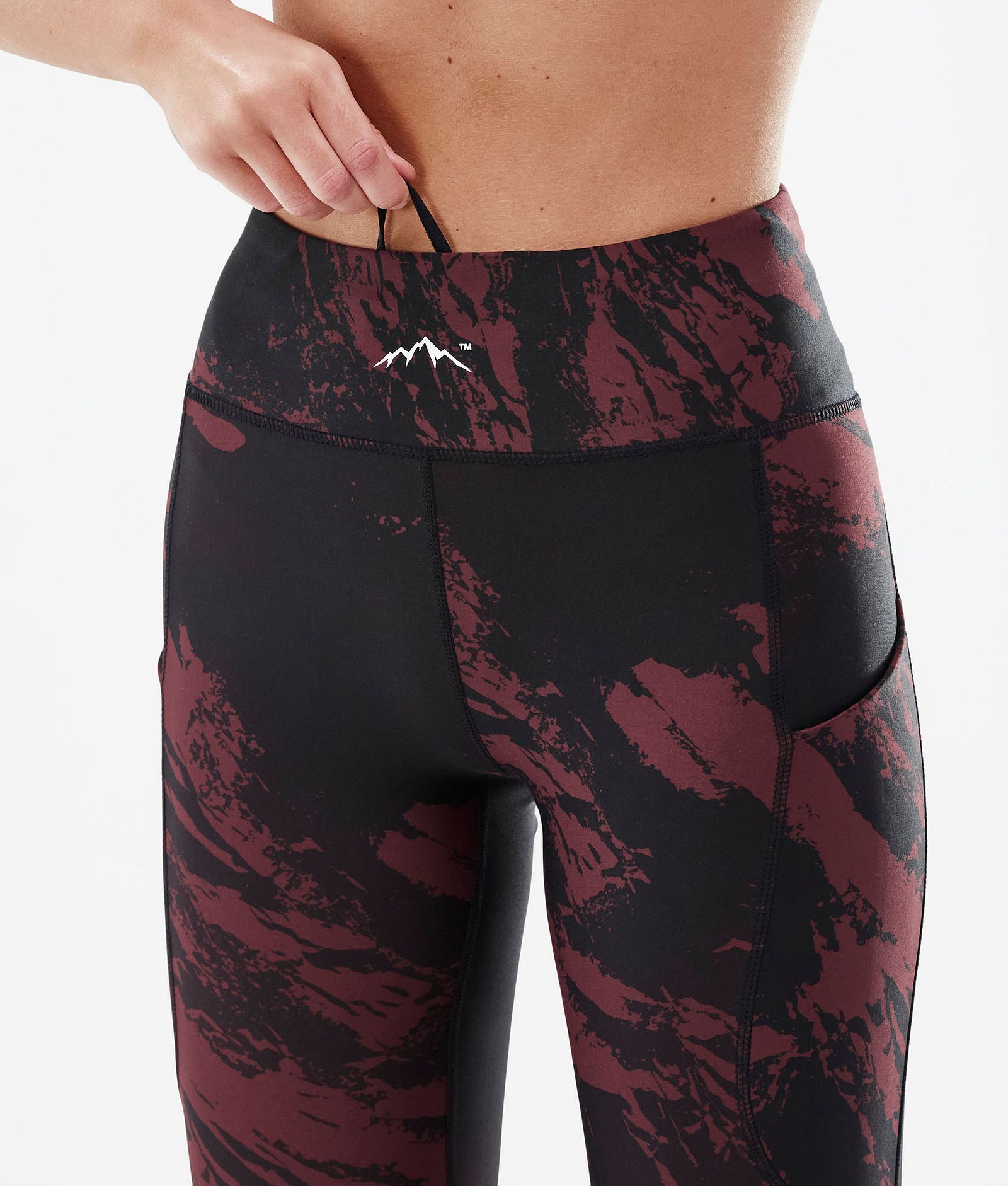 Dope Lofty Tech Leggings Dam Paint Burgundy, Bild 6 av 8