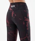 Dope Lofty Tech Leggings Dam Paint Burgundy, Bild 7 av 8