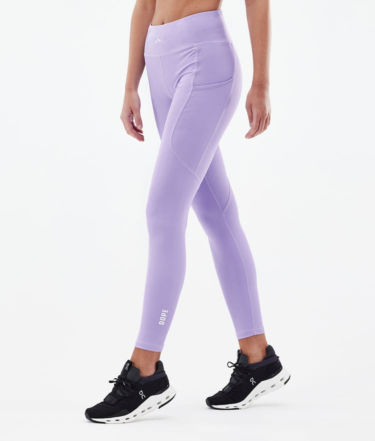 Dope Lofty Tech Leggings Dam Faded Violet