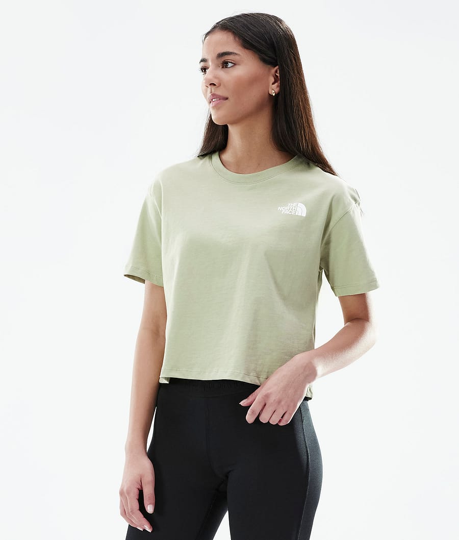 The North Face Cropped Simple Dome T-shirt Tea Green