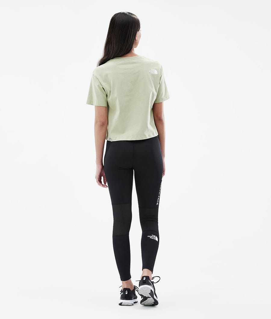 The North Face Cropped Simple Dome T-shirt Dam Tea Green