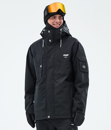Dope Adept Snowboardjacka Man Black Renewed
