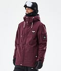 Dope Adept Snowboardjacka Herr Burgundy Renewed, Bild 1 av 10