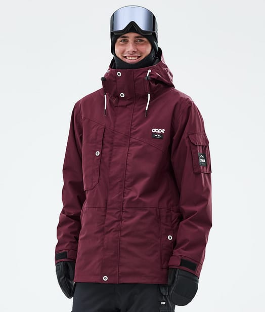 Dope Adept Snowboardjacka Herr Burgundy
