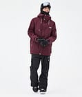 Dope Adept Snowboardjacka Herr Burgundy Renewed, Bild 3 av 10