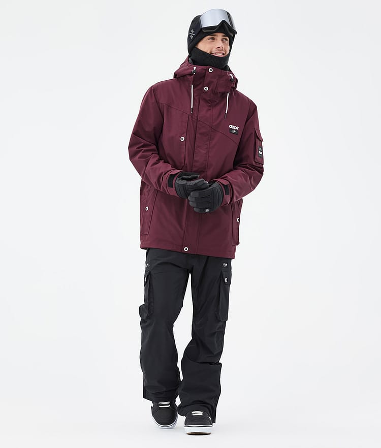 Dope Adept Snowboardjacka Herr Burgundy