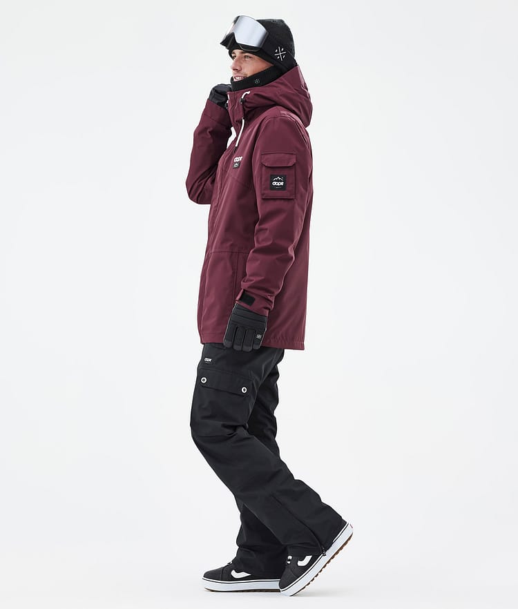 Dope Adept Snowboardjacka Herr Burgundy